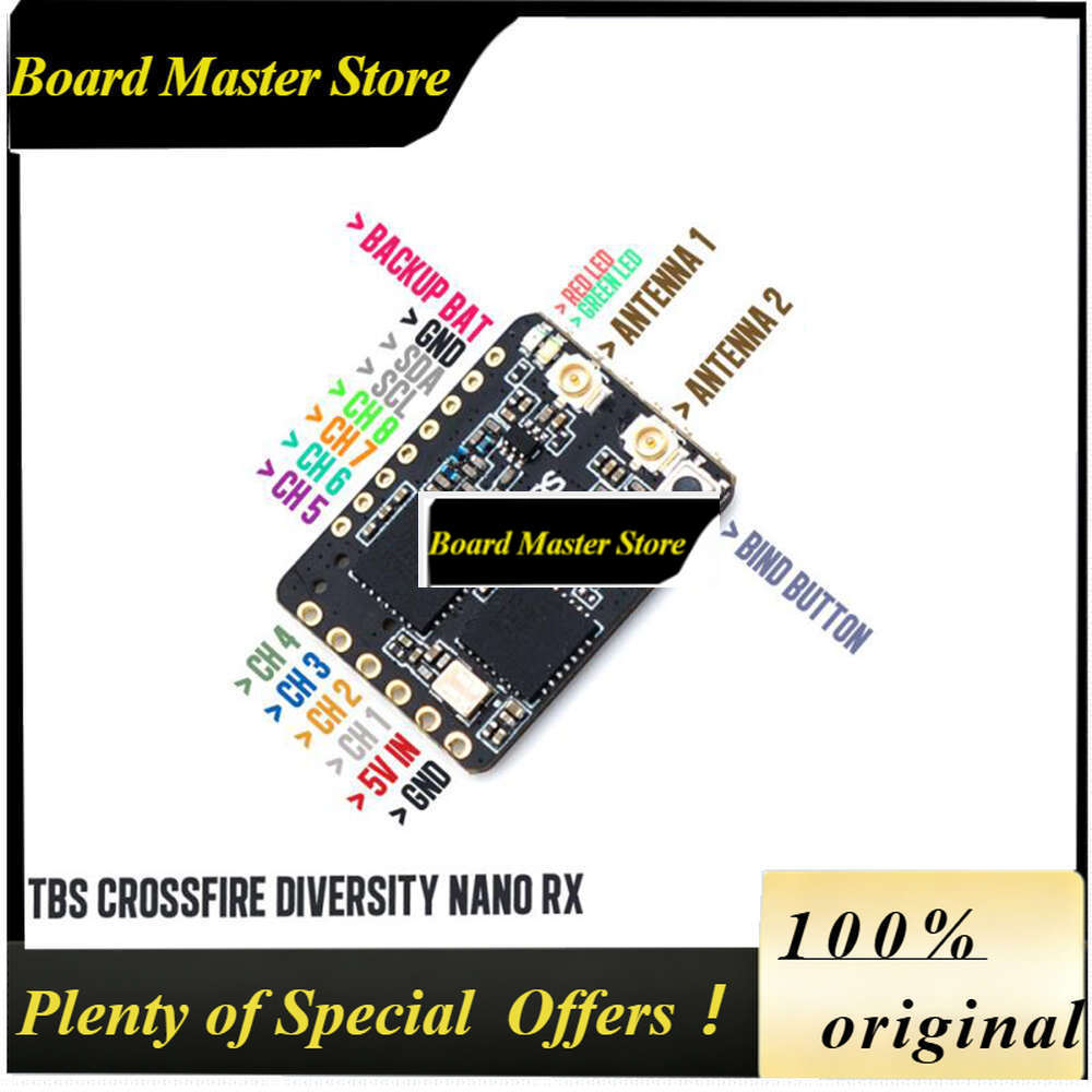 Crossfire Receiver Rx - BoMaSTBS クロスファイア ダイバーシティ ナノ Rx 915/868Mhz