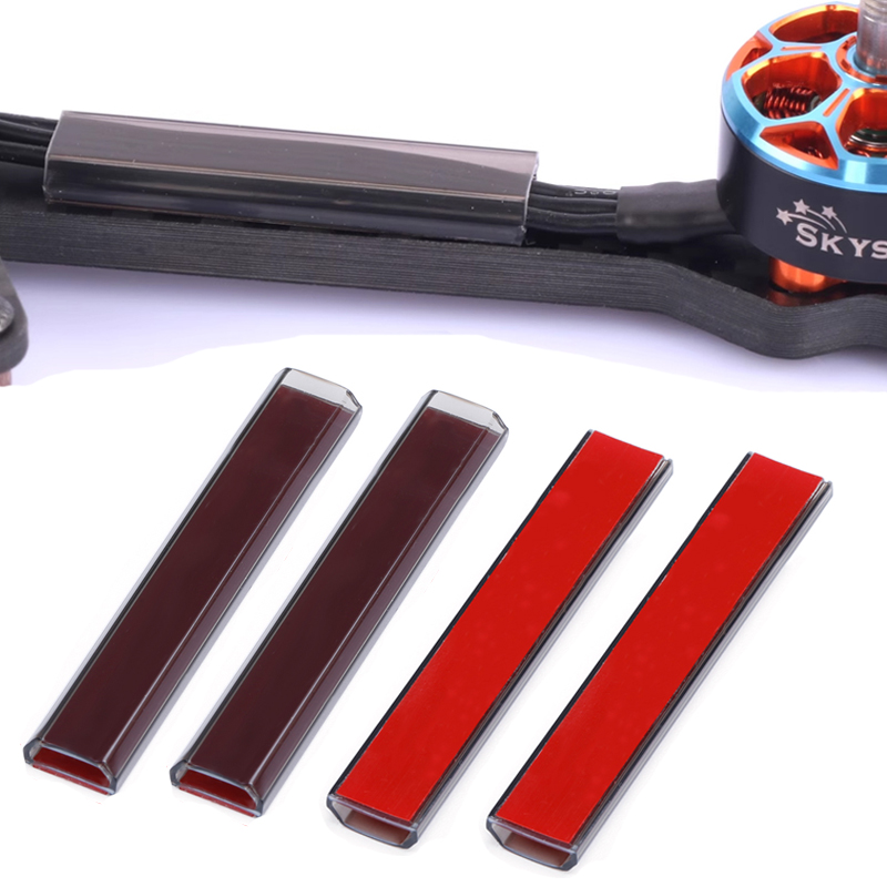 Drone Kf Rc - 4 個 RC ブラシレスモーターワイヤーカバー保護チューブワイヤーシールドロング 45 ミリメートル