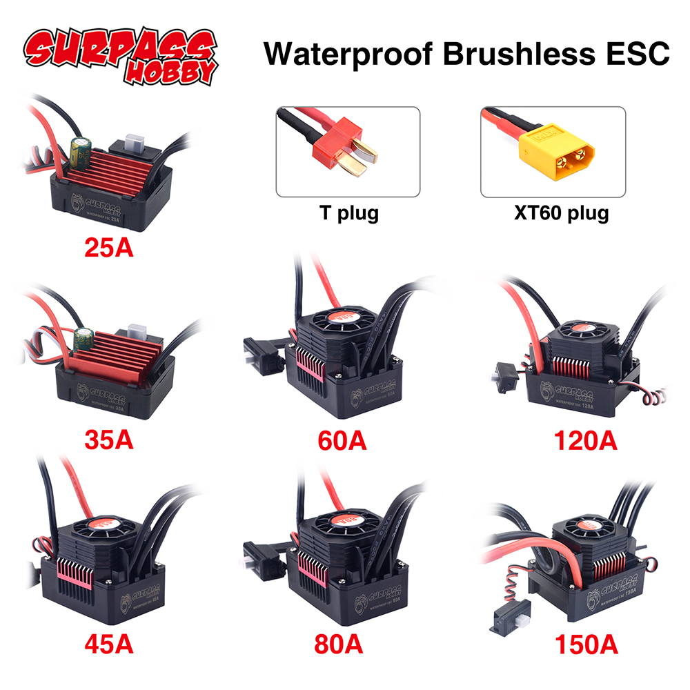 Drone Motor Rc Car - SURPASSHOBBY ESC 150A 80A 120A 25A