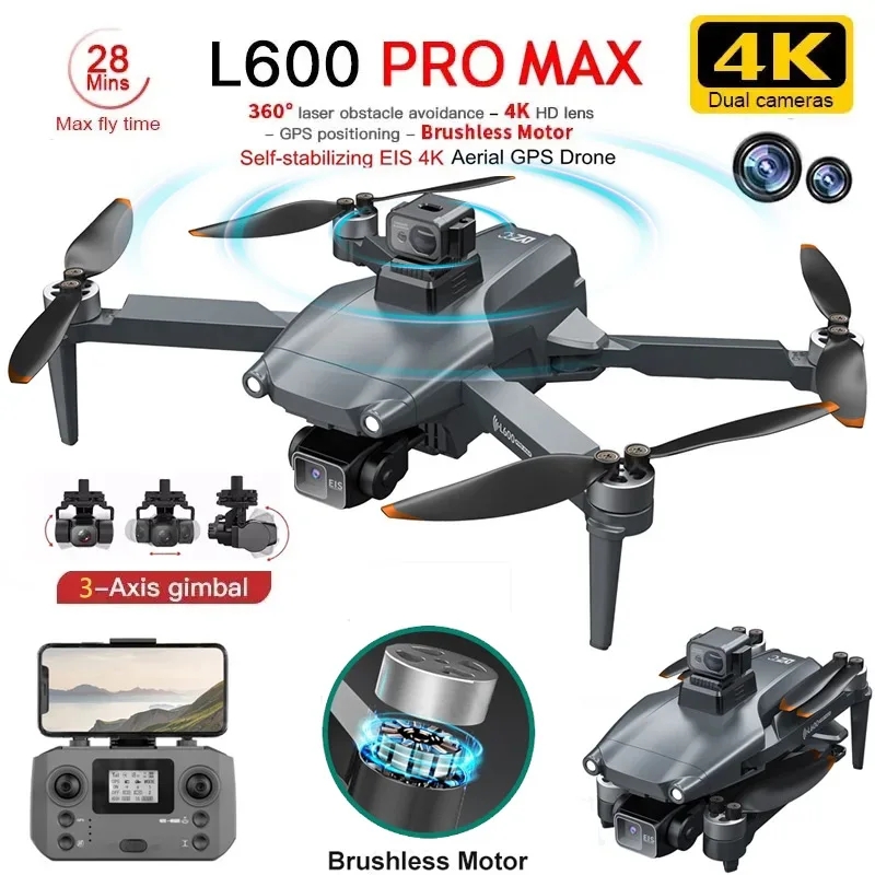 Drone Ae Rc - L600 プロマックス GPS ドローンプロフェッショナル 4K 3