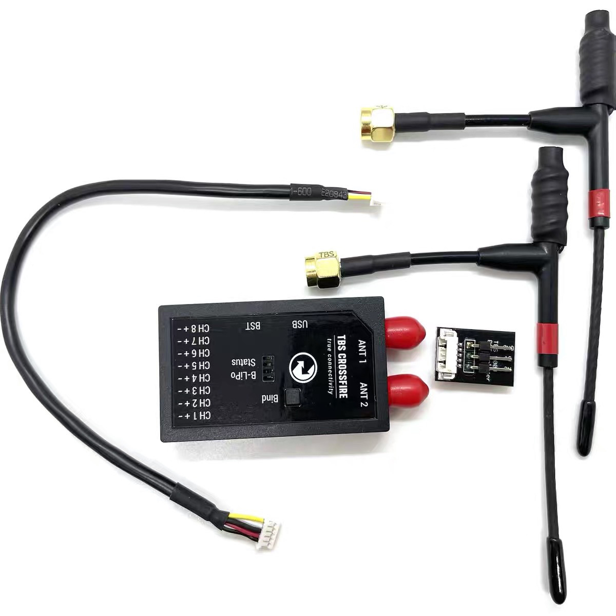 Crossfire Receiver Rx - TBS CROSSFIRE 8CH DIVERSITY RX 8チャンネルレシーバー（デュアル入力搭載）
