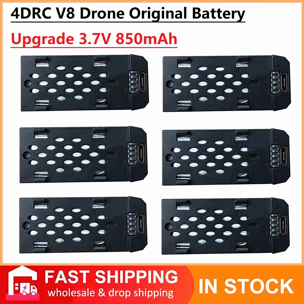Drone Rc Ufo - 4DRC V8 ドローンオリジナルバッテリー 3.7V 850MAh 4D-V8