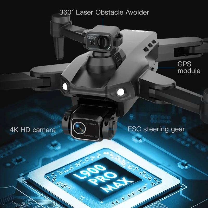 L900 Pro MAX GPS ドローン 4K プロフェッ - Drone App Rc Fpv のレビューと価格