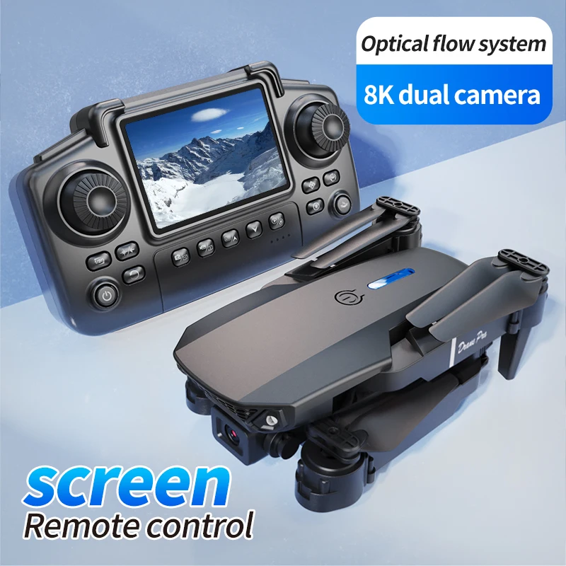 プロフェッショナル E88 プロドローン スクリーン付き 8 - Drone App Rc Fpv のレビューと価格