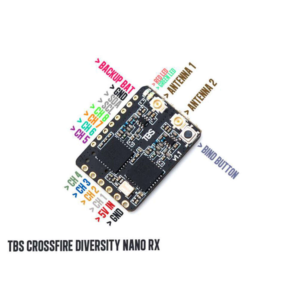 FPVエージェント、ブラックシープ TBS CROSSFIR - Crossfire Receiver Rx のレビューと価格