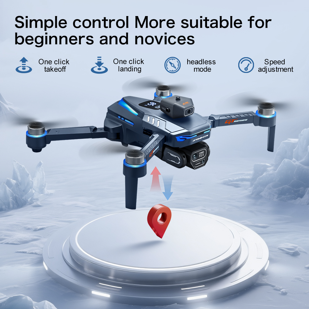 オリジナルGT8ドローン 8Kプロフェッショナルデュアルカメ - Drone Rc Folding のレビューと価格