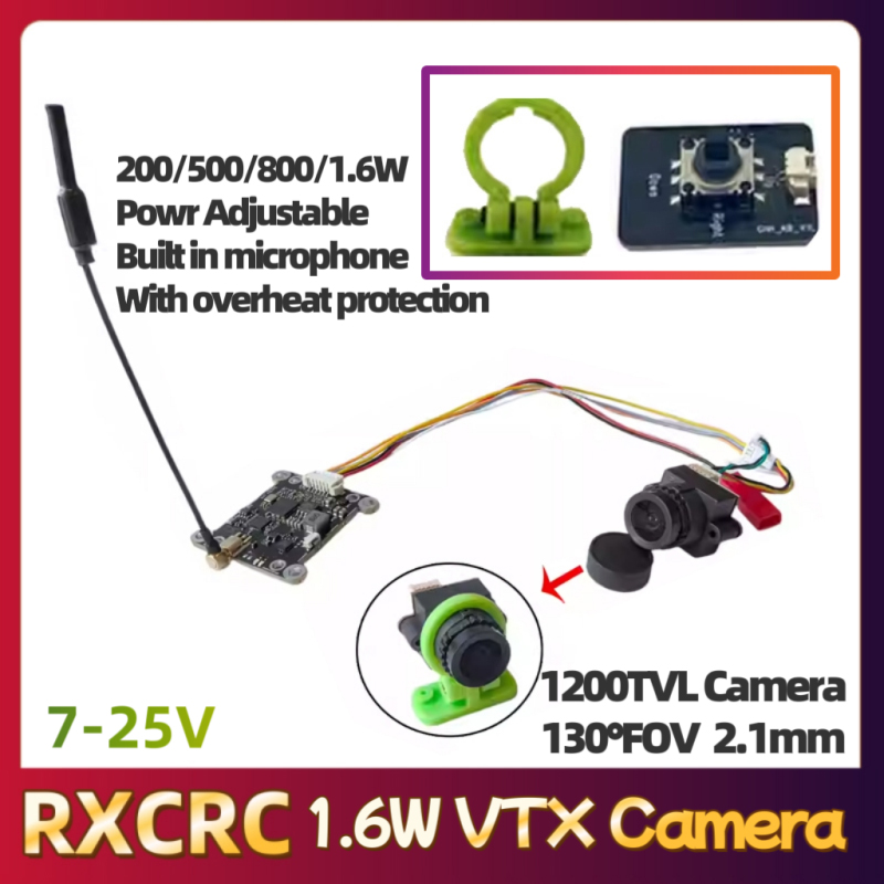 RXCRC 5.8G モジュール 48CH 1.6W VTX - Drone Rc Receiver And Transmitter のレビューと価格