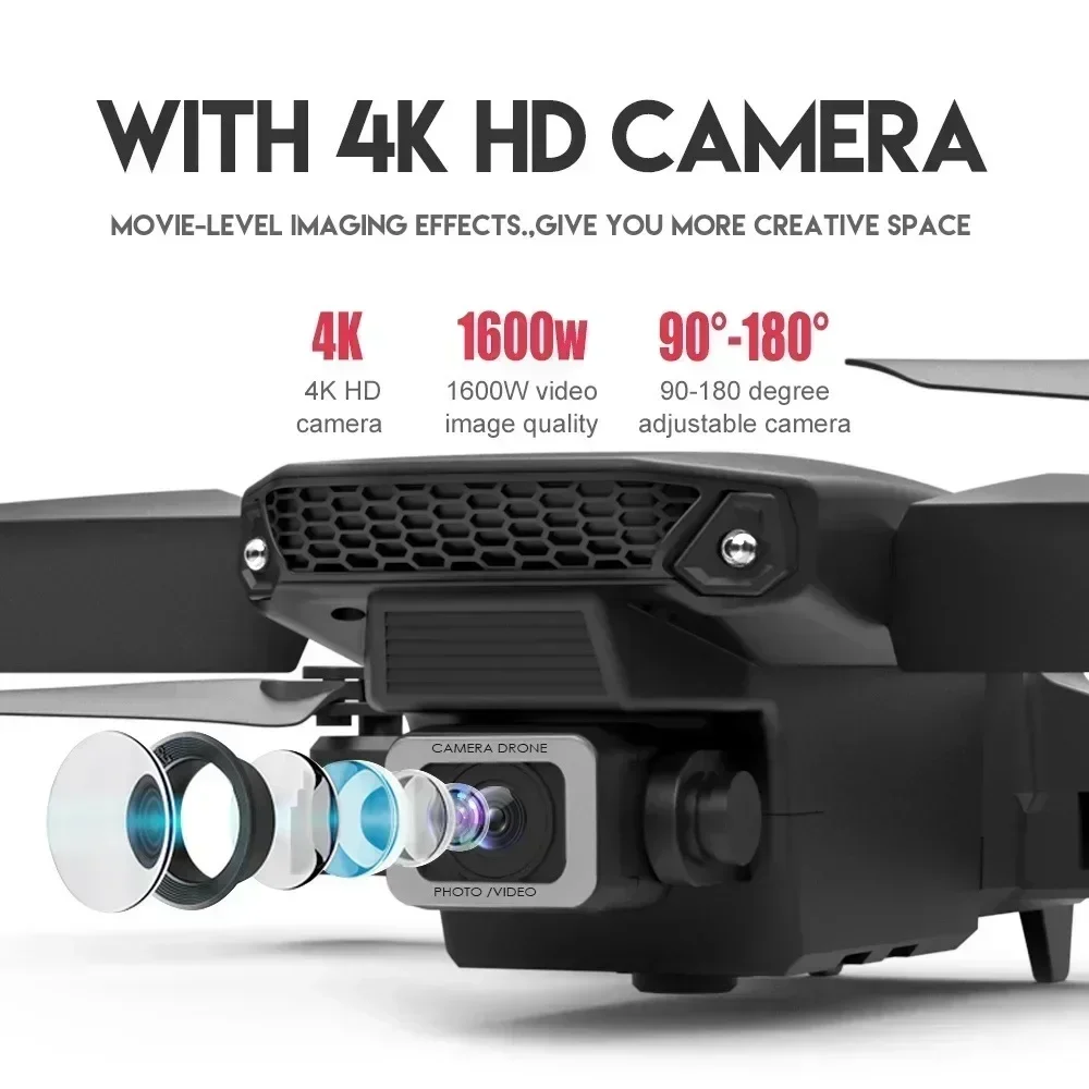 折りたたみ式クワッドコプター,e88プロ広角fpv,wifi - Drone App Rc Fpv のレビューと価格