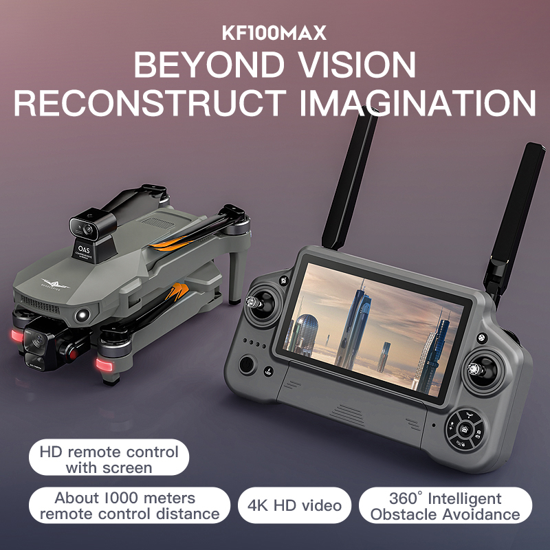 KF100 MAX GPSドローン 4Kカメラ 3軸ジンバル - Drone App Rc Fpv のレビューと価格