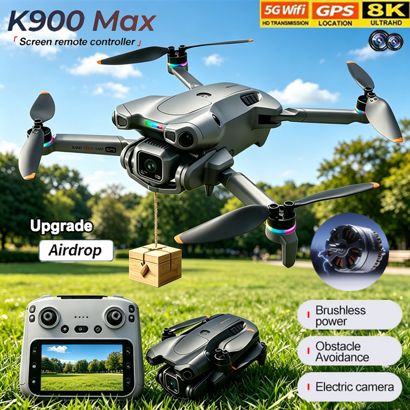 K900 最大 FVP ドローン 360° レーザー障害物回 - Drone Avion Rc のレビューと価格