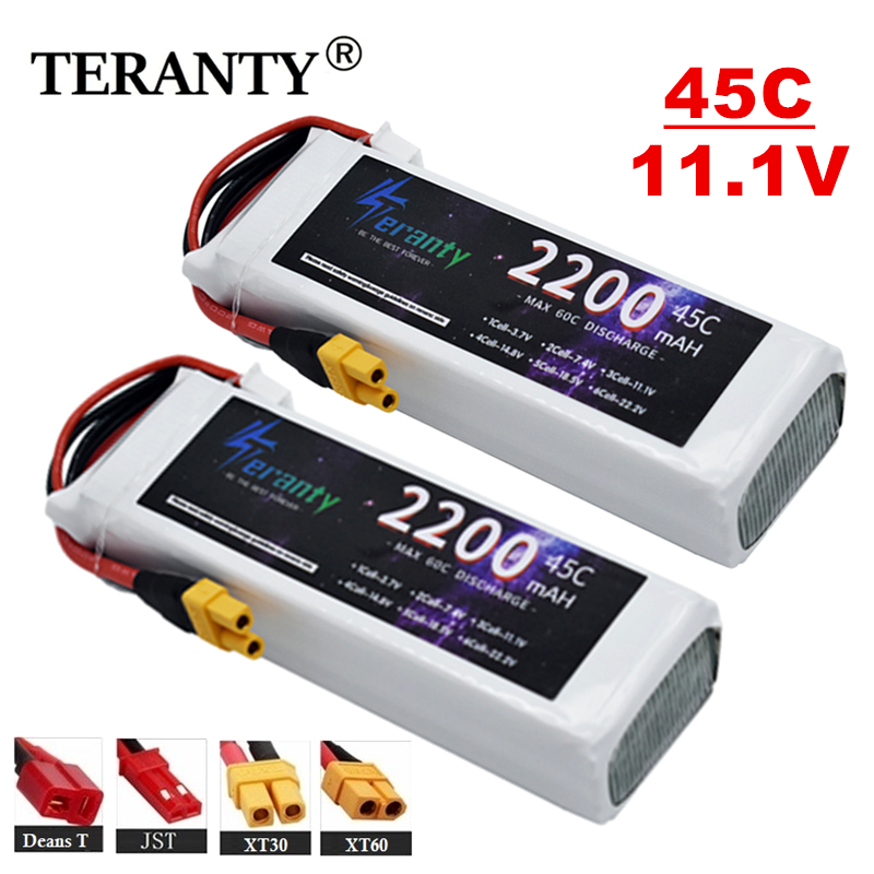 TERANTY 2200mAh 3S リポバッテリー 45C - Drone Avion Rc のレビューと価格