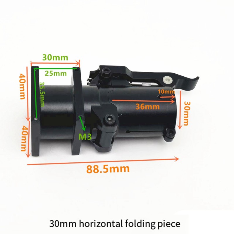 30mm水平折りたたみクイックリリースカーボンチューブ折りた - Drone Rc Folding のレビューと価格
