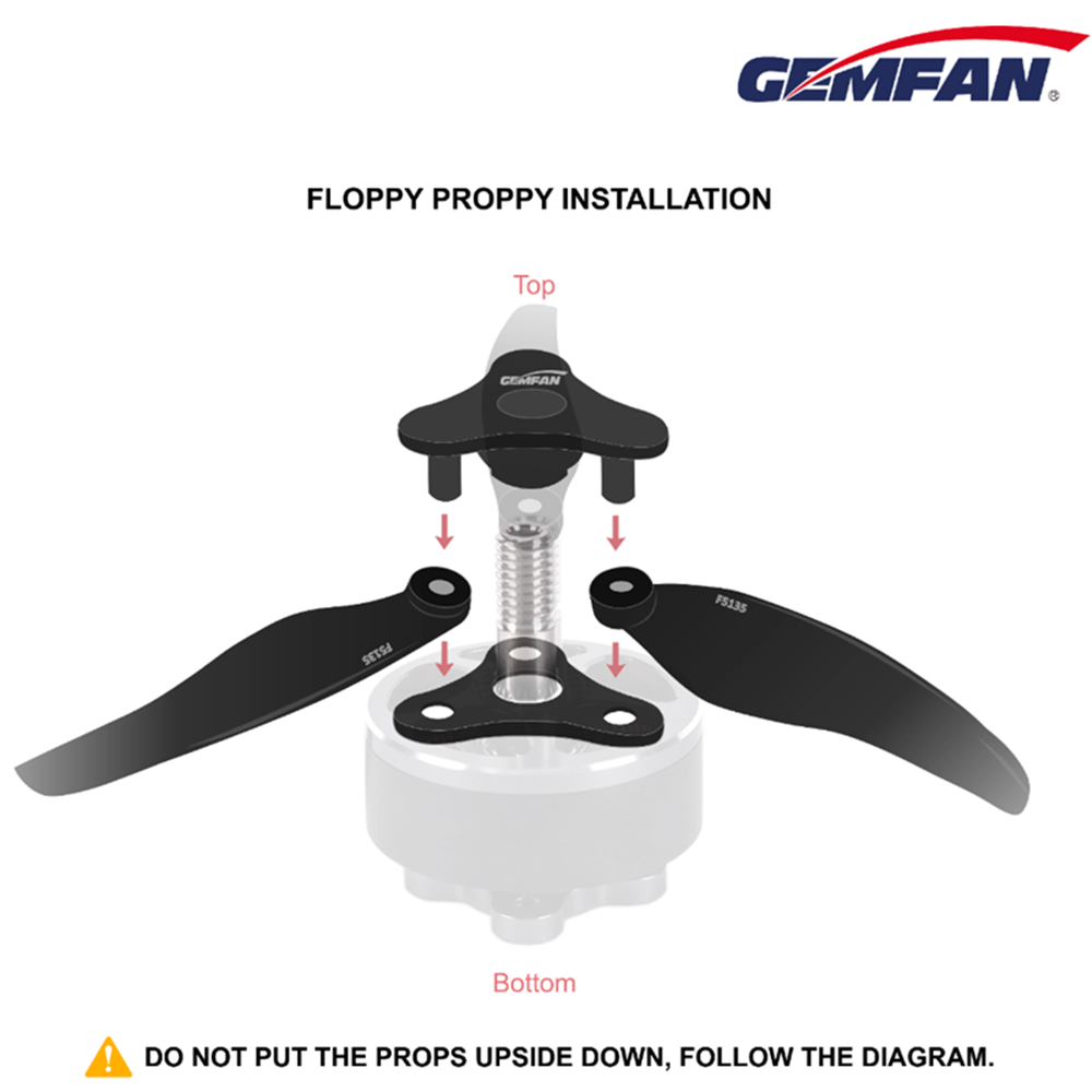 折りたたみプロペラ 5135 Gemfan フロッピー PR - Drone Rc Folding のレビューと価格