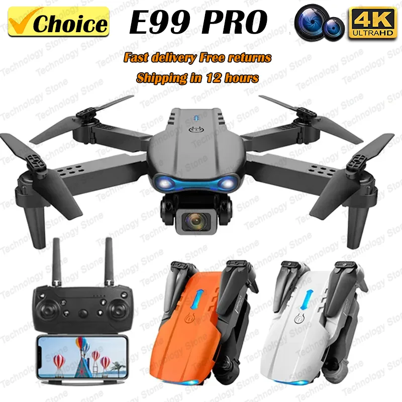 E99 K3 Pro折りたたみ式ミニドローン 4K HDデュ - Drone Rc E99 のレビューと価格