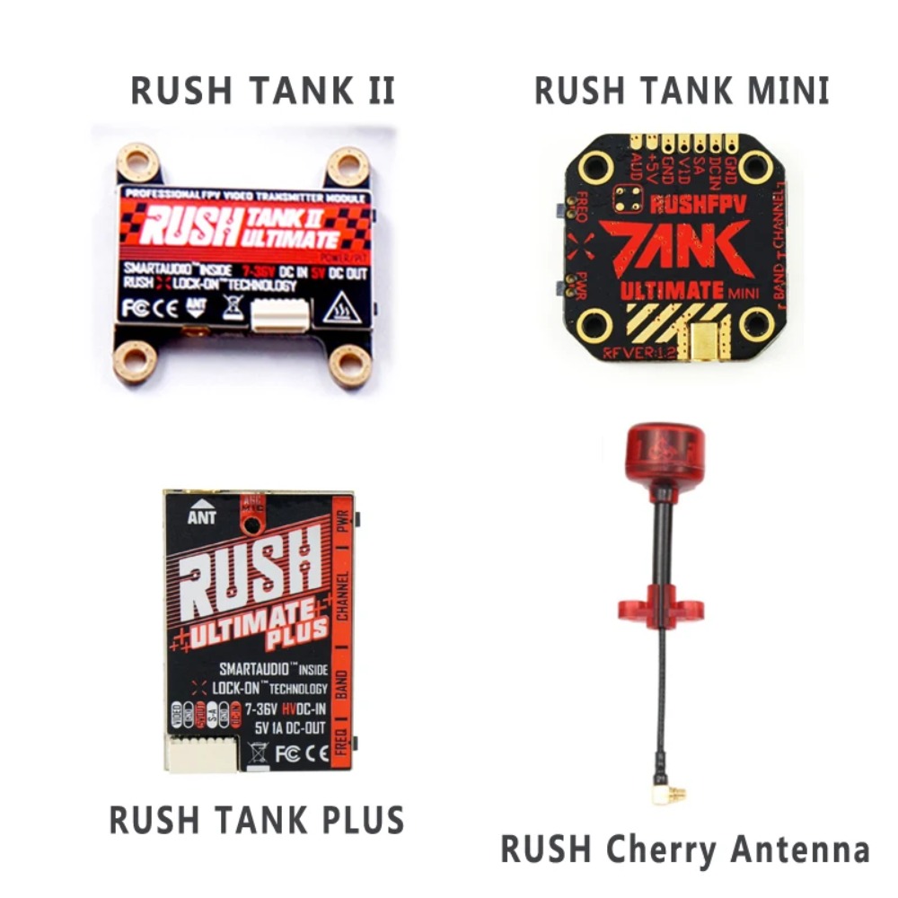 RUSH TANK Ultimate II/Mini/PLU - Vtx Video Transmitter のレビューと価格