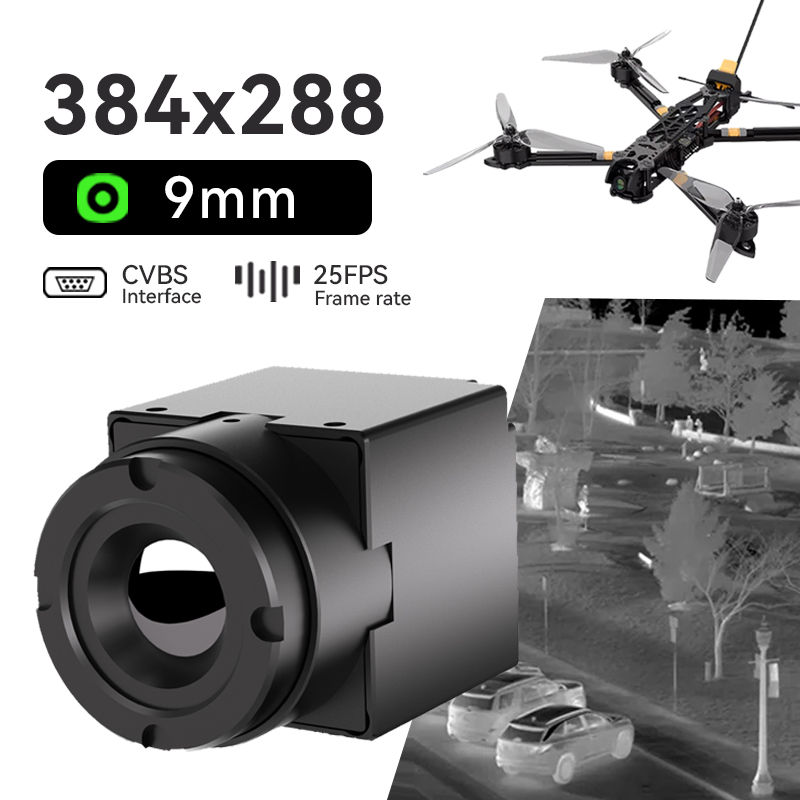 AC384 サーマルイメージングドームカメラモジュール 9m - Fpv Camera Cmos のレビューと価格