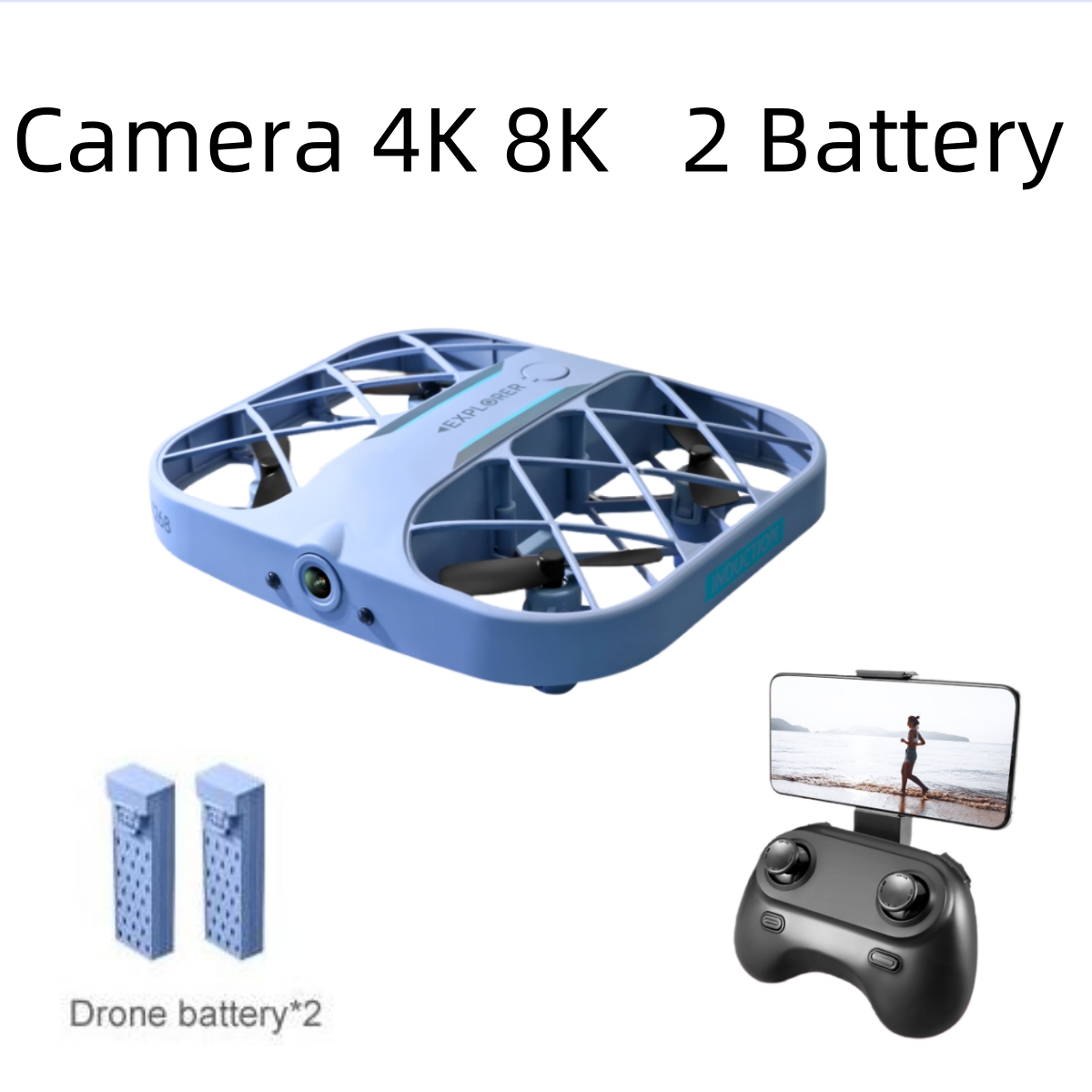 JJRC H107 FPV RCドローン（バッテリー2個付き - Drone App Rc Fpv のレビューと価格